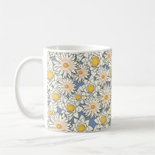 water lily coffee mug