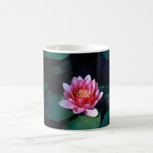 water lily coffee mug