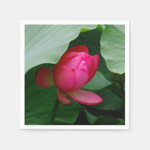 Water Lily Deep Rose Napkin