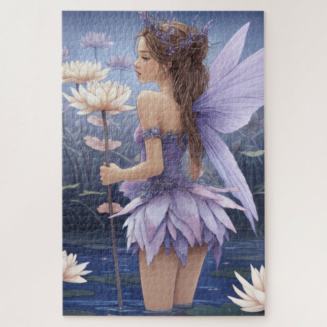 Water Lily Fairy Jigsaw Puzzle  (Vertical)