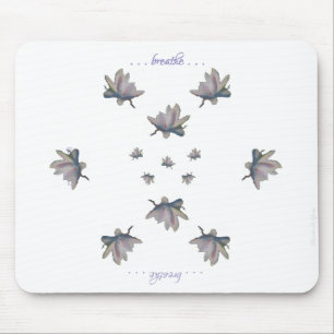 Water Lily Flower Maureen Girard Lotus Meditation Mouse Pad