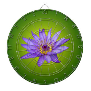 Water Lily Flower Pond Aquatic Purple Water Bloom Dartboard