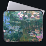 Water Lily Flowers Electronics Bag<br><div class="desc">Oil painting,  "Water Lilies",  was painted by French Impressionism artist,  Claude Monet,  in 1917,  from his garden in Giverny,  France.</div>