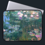Water Lily Flowers Electronics Bag<br><div class="desc">Oil painting,  "Water Lilies",  was painted by French Impressionism artist,  Claude Monet,  in 1917,  from his garden in Giverny,  France.</div>