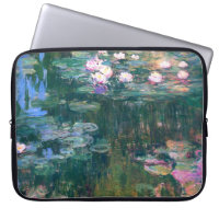 Water Lily Flowers Electronics Bag