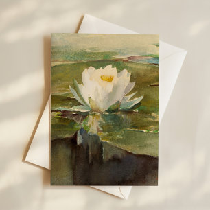 Water Lily in Sunlight John La Farge Card