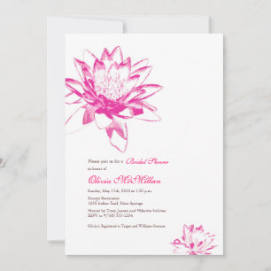 Water Lily Invitations