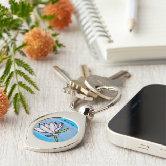 Water Lily Key Ring