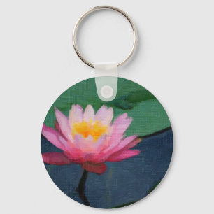 Water Lily Key Ring