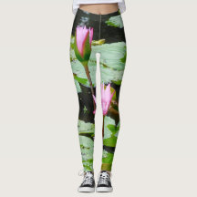 Water lily leggings