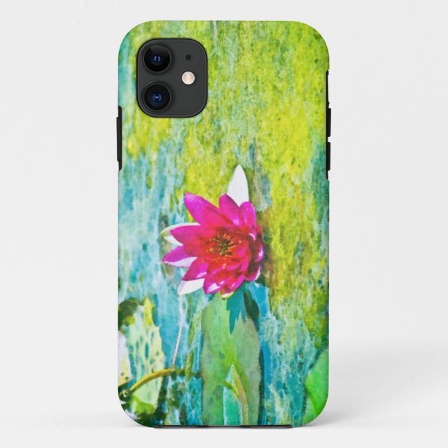 Water Lily Lilypad Case-Mate iPhone Case (Back)