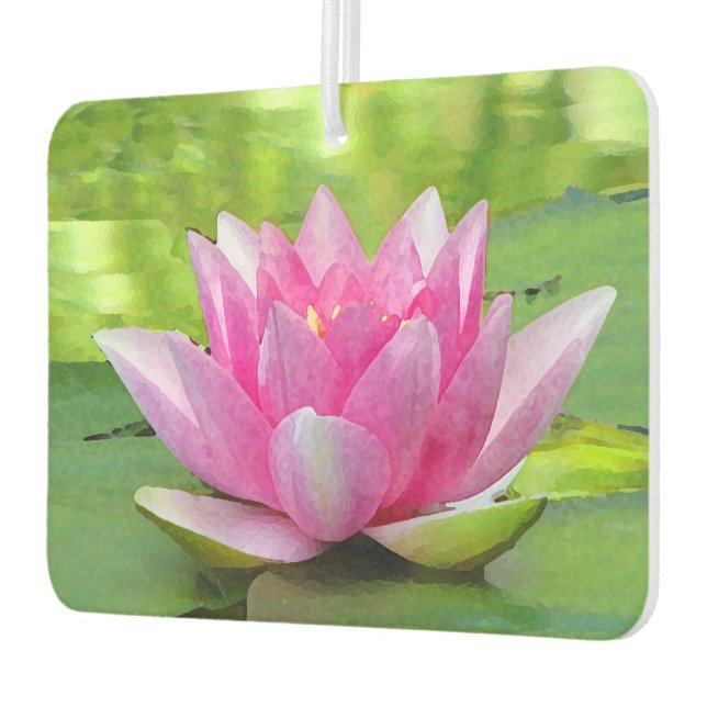 Water Lily Lotus Flower Air Freshener (Left)