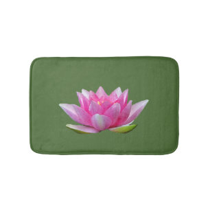 Water Lily Lotus Flower Bath Mats
