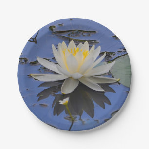 Water Lily Paper Plate