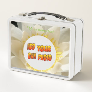 Water Lily Photo Lunch Box