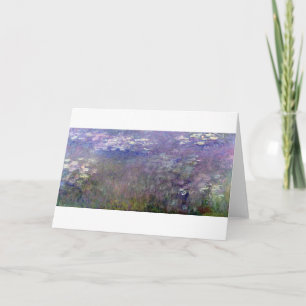 Water Lily Pond at Giverny, Claude Monet Card