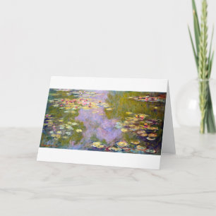 Water Lily Pond at Giverny, Claude Monet Card