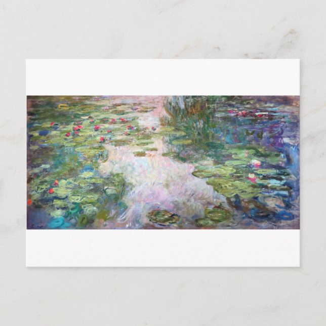Water Lily Pond at Giverny, Claude Monet Postcard (Front)