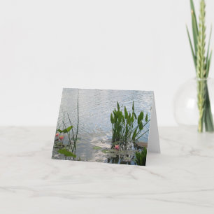 Water Lily Pond Card
