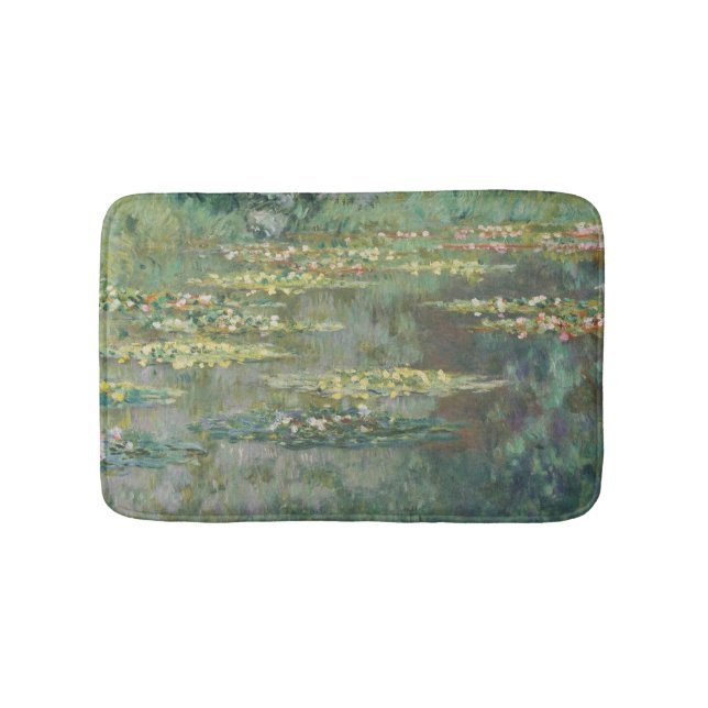 Water Lily Pond Claude Monet Bath Mat (Front)