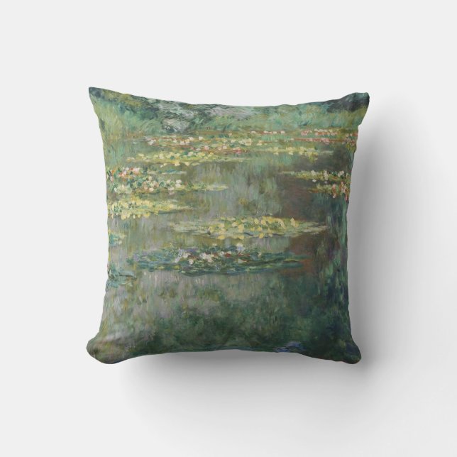 Water Lily Pond Claude Monet Cushion (Front)
