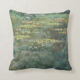 Water Lily Pond Claude Monet Cushion