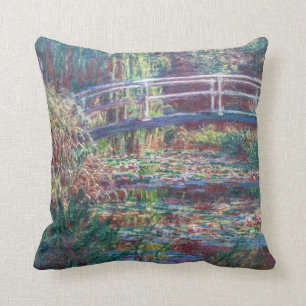 Water Lily Pond (Harmonie Rose), Monet Cushion