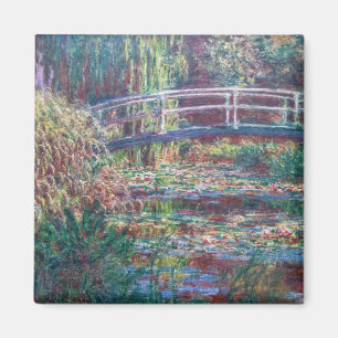 Water Lily Pond (Harmonie Rose), Monet Magnet