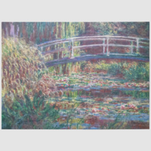 Water Lily Pond (Harmonie Rose), Monet Tissue Paper