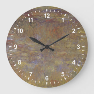Water-Lily Pond Large Clock