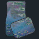 Water Lily Pond, Monet Car Mat<br><div class="desc">Oscar-Claude Monet (14 November 1840 – 5 December 1926) was a French painter, a founder of French Impressionist painting and the most consistent and prolific practitioner of the movement's philosophy of expressing one's perceptions before nature, especially as applied to plein air landscape painting. The term ""Impressionism"" is derived from the...</div>