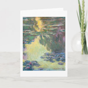 Water Lily Pond, Monet Card