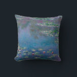 Water Lily Pond, Monet Cushion<br><div class="desc">Oscar-Claude Monet (14 November 1840 – 5 December 1926) was a French painter, a founder of French Impressionist painting and the most consistent and prolific practitioner of the movement's philosophy of expressing one's perceptions before nature, especially as applied to plein air landscape painting. The term ""Impressionism"" is derived from the...</div>