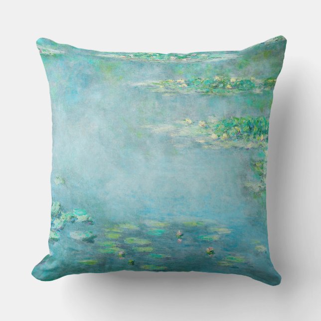 Water Lily Pond Monet Fine Art Outdoor Cushion (Front)