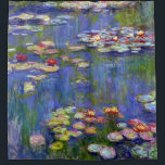 Water Lily Pond Monet Fine Art Shower Curtain<br><div class="desc">Water Lilies, c. 1916, is one of a series of over two hundred water lily flower paintings by French Impressionism artist Claude Monet painting them at his garden pond beginning in the early 1900's. At that time, he constructed his flower garden with the intent to use it as inspiration to...</div>