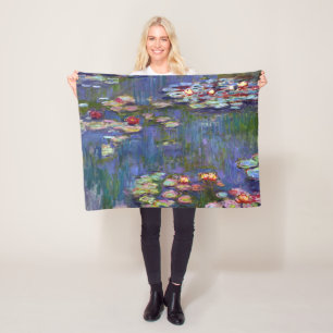 Water Lily Pond, Monet Fleece Blanket
