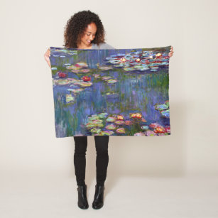 Water Lily Pond, Monet Fleece Blanket