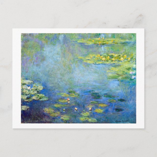 Water Lily Pond, Monet Postcard (Front)