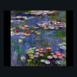 Water Lily Pond, Monet Poster<br><div class="desc">*You can customise the background colour and text of this item freely using "Edit Design". Oscar-Claude Monet (14 November 1840 – 5 December 1926) was a French painter, a founder of French Impressionist painting and the most consistent and prolific practitioner of the movement's philosophy of expressing one's perceptions before nature,...</div>