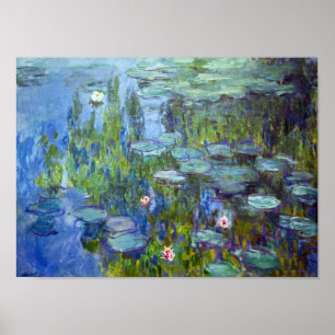 Water Lily Pond, Monet Poster