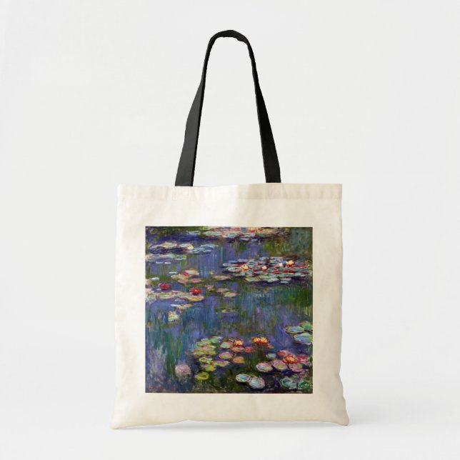 Water Lily Pond, Monet Tote Bag (Front)