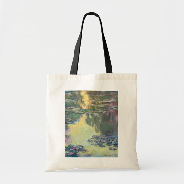 Water Lily Pond, Monet Tote Bag (Front)