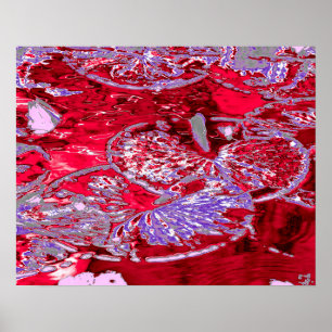 WATER LILY POND POSTER