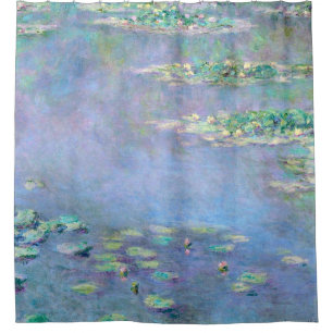 Water Lily Pond Reflections Shower Curtain