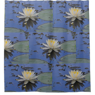 Water Lily Shower Curtain