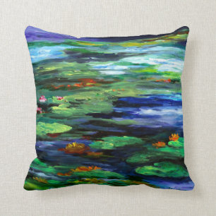 Water Lily Somnolence 2010 Cushion