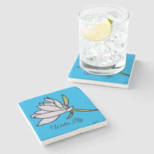 Water Lily Stone Coaster