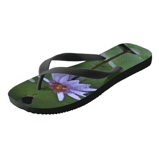 Water Lily Thongs (Angled)