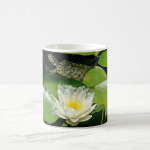 Water Lily & Turtle Mug