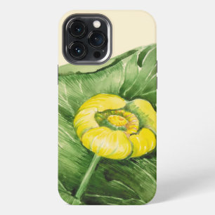 water-lily watercolor iPhone case